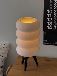 Mega Bagel table lamp EmberLit. โคมไฟตั้งโต๊ะ เมก้า-เบเกิ้ล  Mid-century Lamp