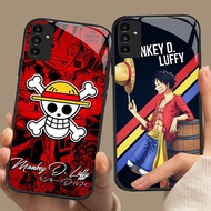 HK-86 Anime One Piec HD Glass Casing for Samsung A05S A35 A55 A24 A14 A15 A04S A34 A25 M15 A54 S21 F