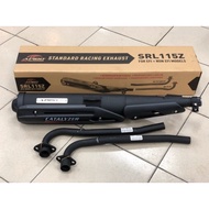 Original Apido Yamaha Lagenda115 Lagenda115z SRL115 FI Carburator Exhaust Pipe Ekzos Muffler Standar
