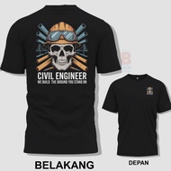 Civil Engineering Distro T-Shirt | Civil Engineer - We Build the Ground You Stand On Short T Shirt