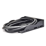 DOU 2 Port USB 3 0 Hub PC Front Panel Bracket 3 5mm Earphone Microphone Connector