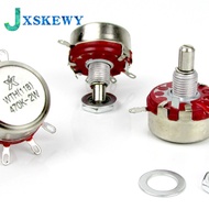 WH118 Single coil Carbon film Potentiometer WTH118-1A 2W 1K 2K2 4K7 10K 220K 470K 330K 1M 100K