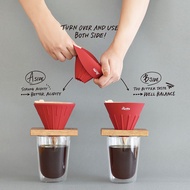 [Japan Rivers] Double-Sided Flip Silicone Foldable Filter Cup (Total 3 Colors) Coffee Camping Picnic