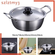 [szlztmy3] Korea Ramen Pot Household Instant Noodles Pot for Restaurant Hiking Soup