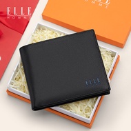 ELLE HOMME | Leather Minimalist Wallet Mens