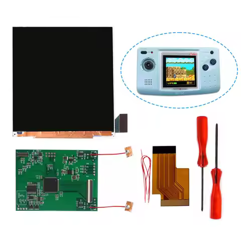 IPS LCD display For NGPC Slim Retro Pixel OSD Larger Screen Backlight LCD For NEOGEO Pocket Color Sl