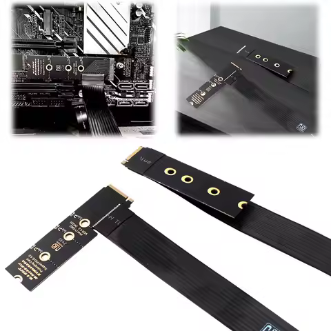 NGFF M-Key PCIe4.0 SSD Extention Card Support PCle4.0 M.2 NVMe SSD Extension Cable M.2 SSD PCI-Expre