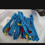 3 RCA to 3 RCA Transparent Cable 6 RCA Transparent Cable DVD to TV Cable Speaker Cable Audio Cable