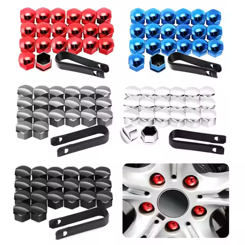 20PCS 17/19/21mm Car Wheel Nut Caps Protection Covers for Audi A3 A4 B6 B8 B7 B5 B9 A6 C5 C6 C7 A5 Q