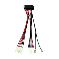 20Pin ATX 2-Port 6Pin PSU converter power cable 20 Pin ATX to AT power cable 20cm 386 286 486 586 fo
