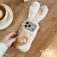 Cute Deer Dot Plush Rabbit Phone Case For Realme GT8 Pro GT7 GT7T GT6 GT6T GT5 GT3 240W GT2 GT Maste