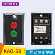 Seno KAO-5B Three-Phase Starter Stop Button KA0-5B Table Drill Machine Tool Crimp Control Switch Box