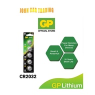 GP Lithium Coin Cells Battery CR2032 [ Card of 5s ] (5004LC AWI L14 EA2032C BR2332 RFA-35 SB-T15) 20