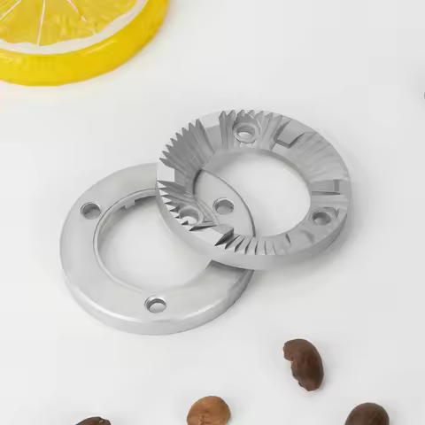 Pack of 2 Grinder Burrs Grinder Disc Grinder Accessories 40MM Cutter Disc Metal Texture for Bean