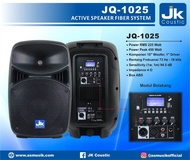 (Satuan) Speaker Aktif JK Coustic 8inc-10inc JQ 0820/JQ 1025 Original