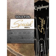 Special Model Writing Sticker for Guitar Headstock Gibson Epiphone Lp Sg Electric Acoustic Classic N