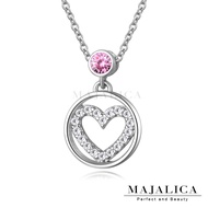 925 Sterling Silver Necklace Majalica Dot Item Cross Star Heart Geometric Peace Symbol Free Letterin