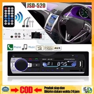 FK35XC Ready, codJSD 520 Head Unit 1 Din Stereo With Bluetooth Handsfree Car Tape Audio MP3 FM Radio