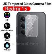 For Redmi15 5G 3D Camera Lens Tempered Glass Full Cover Protective Film For Redmi 15 C 15C Redmi15 C