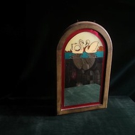 【老時光 OLD-TIME】早期日本手繪天鵝壁鏡掛鏡