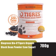 BIOGREEN O’Tigres Organic Black Bean Powder 700g – Low Cane Sugar Black Soya Bean Powder Kacang Soya