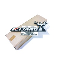 REAR EMBLEM WITH SILVER HORN LOGO FOR KIJANG SUPER GRAND KF40 KF50 4K 5K UK 24X9CM 1PCS