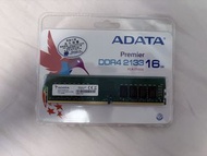 全新未開 adata 2133 ddr4 16gb