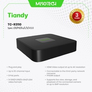 Tiandy TC-R3110 10 Channel NVR 8 PoE 4K 1 SATA H.265 IP Camera Spark Series