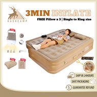 40cm Height Auto Inflation Single Queen King Size Bed Build In Inflation And Deflation Pump Camping 