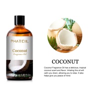 PHATOIL 100ml coconut fragrance oil fruity diffuser oil for candle making