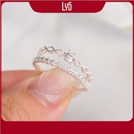 Women's Silver Ring Lys Silver Ring Fullbox 8253 - S925 Silver Ring