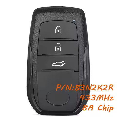 KEYECU B3N2K2R Smart Remote Key Fob for Toyota Land Cruiser 2022 2023 2024 2025 434MHz P4 BA 8A Chip
