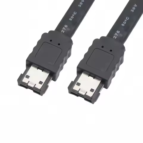 ESATA to ESATA External HDD Data Cable Laptop ESATA Male to Male Plug Convert Cord Notebook Hard Dri