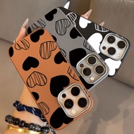 Casing For Tecno Spark Go 3 2 1 Spark Slim Tecno KN3 KM7k KM4 Case Fashion Love Heart Pattern Phone 