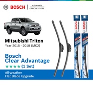 Bosch Clear Advantage U Hook Wiper Set for Mitsubishi Triton (Mk2) (BCA21"/BCA19")