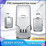 Sarung Bagasi lutsinar (20-28 INCI) Pelindung Bagasi Perjalanan Sarung Kalis Air Bagasi Beg Sarung B