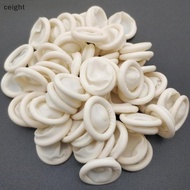 [ceight] 50/100Pcs Disposable Rubber Anti Injured Finger Nail Cover Latex Finger Cots TH
