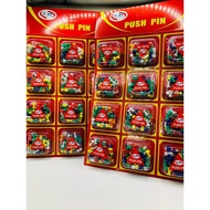 Push Pin 12 Packs Colored COLOR PUSH PINS office supplies CFM
