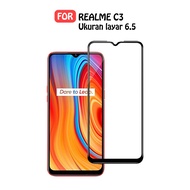 CASE888 Tempered Glass 5D 6D 9D 21D Realme Full Coverage Ultra HDC3 - BLACK