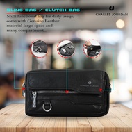 [Hijrahku onlineshop]{ VP6}  SPECIAL ITEM 2 IN 1 SLING AND POUCH BAG WATER PROOF GUININE LEATHER