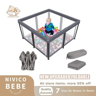 playpen baby  Playpen Baby Foldable Safety Kandang Outdoor Activity Center Playpen Keselamatan Bayi 