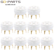 PCB Mount K8A 8 Pin Octal Ceramic Tube Socket Base For 6P3P 6SN7 6N8P EL34 274B 5Z4P 6550 KT88 KT66 
