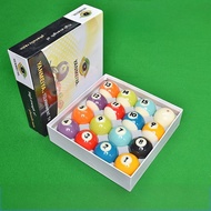 Pool High-End Color Crystal 57.2mm Standard Big Ball Chinese Style 16 Balls YANMEIYA Black 8 Pools