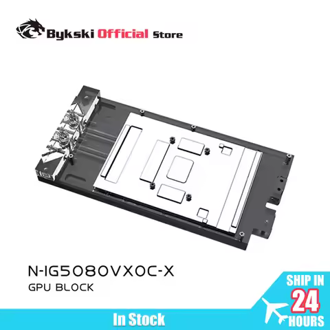 Bykski GPU Block Use for Colorful GeForce IGame RTX 5080 Vulcan OC 16GB Graphics Card Water Cooling 