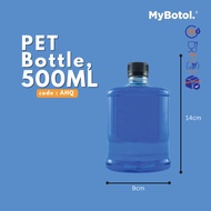 [mybotol] 500ML | 93PCS Per Bundle BOTOL PLASTIK PETAK | BOTOL JUS JAMU KOPI | BOTOL PLASTIK KOSONG