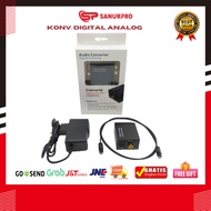 Digital To Analog Converter + Fiber Optic Audio Cable 1M Digital To Analog Converter + 1M FO Cable