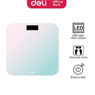Deli E86120 Weighing Scale MultiColor Precision Intelligent Switch LCD Display 26cm