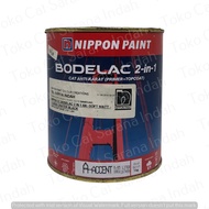 NIPPON PAINT BODELAC 2 IN 1 WHITE/PUTIH - 1LT 2.5LT 15LT CAT MINYAK KAYU &amp; BESI ANTI KARAT NIPPON PAINT BODELAC 2in1 Cat Anti Karat Dasar Zinc Chromate Primer Nippon Paint Cat Bodelac 2 in 1 Cat Besi Anti Karat Nippon