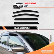 WULING ALVEZ Black Slim Flat Flat Model Car Gutter WULING ALVEZ DOOR VISOR Slim Premium WULING ALVEZ