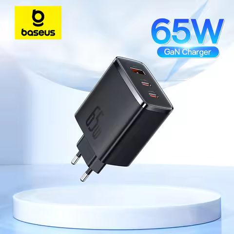 Baseus 65W GaN Charger PD Charge Type C USB Charger Support QC Portable Fast Charger For iPhone 17 1